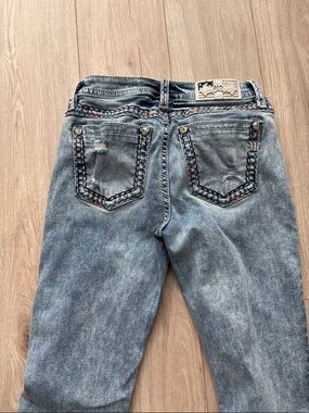 Miss Me Women's Boot Cut Jeans in Faded Blue